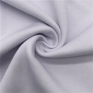 CVC TC blend sustainable fabric material combining cotton and polyester

