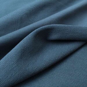 Cotton French Terry sustainable fabric material with looped back texture

