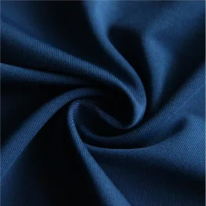 Poly-Spandex sustainable fabric material offering stretch and durability

