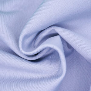 Tricot sustainable fabric material with smooth surface and natural stretch

