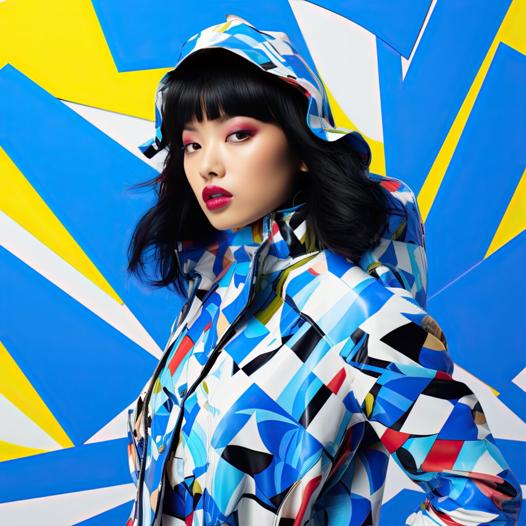 Spring/Summer 2026 fashion prints featuring watercolor florals, tropical motifs, and bold stripes in Jelly Mint and Electric Fuchsia on textured fabrics