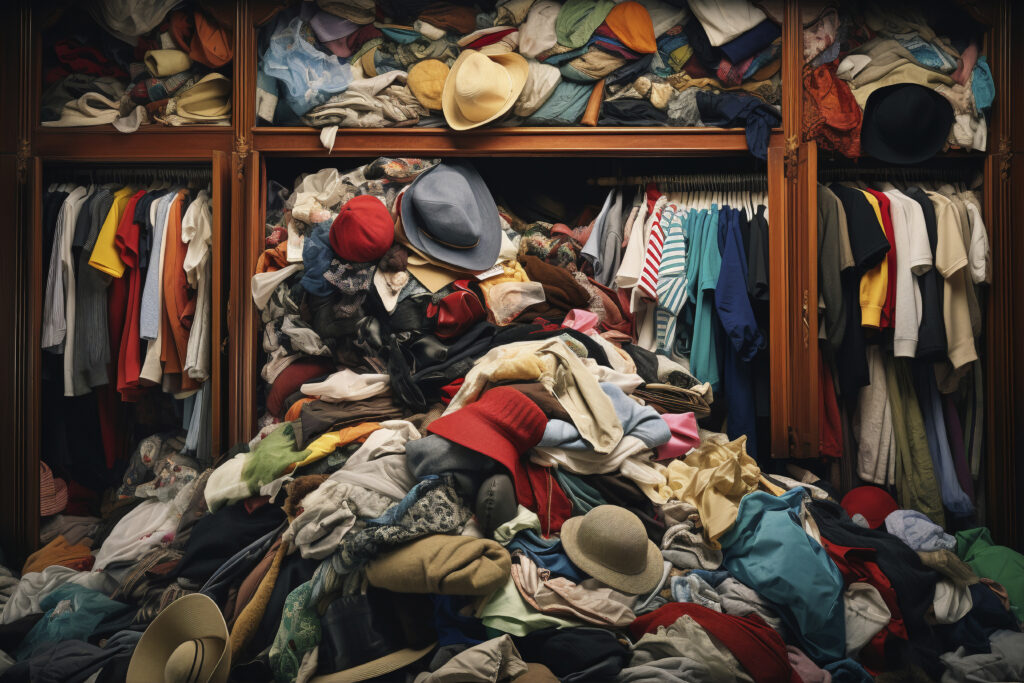 Fast fashion industry built on speed and affordability, but creating textile waste and short product lifecycles.